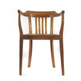 Antique Art Nouveau oak armchair, Austria or Germany circa 1910