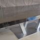 Aluminum coffee table