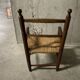 Fauteuil en bois et paille pour enfant