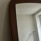 Scandinavian teak wood mirror, circa 1950/1960