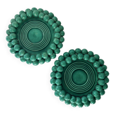 Paire de petits plats C.Darras Antibes 1948