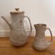 Ceramic teapot and milk jug set