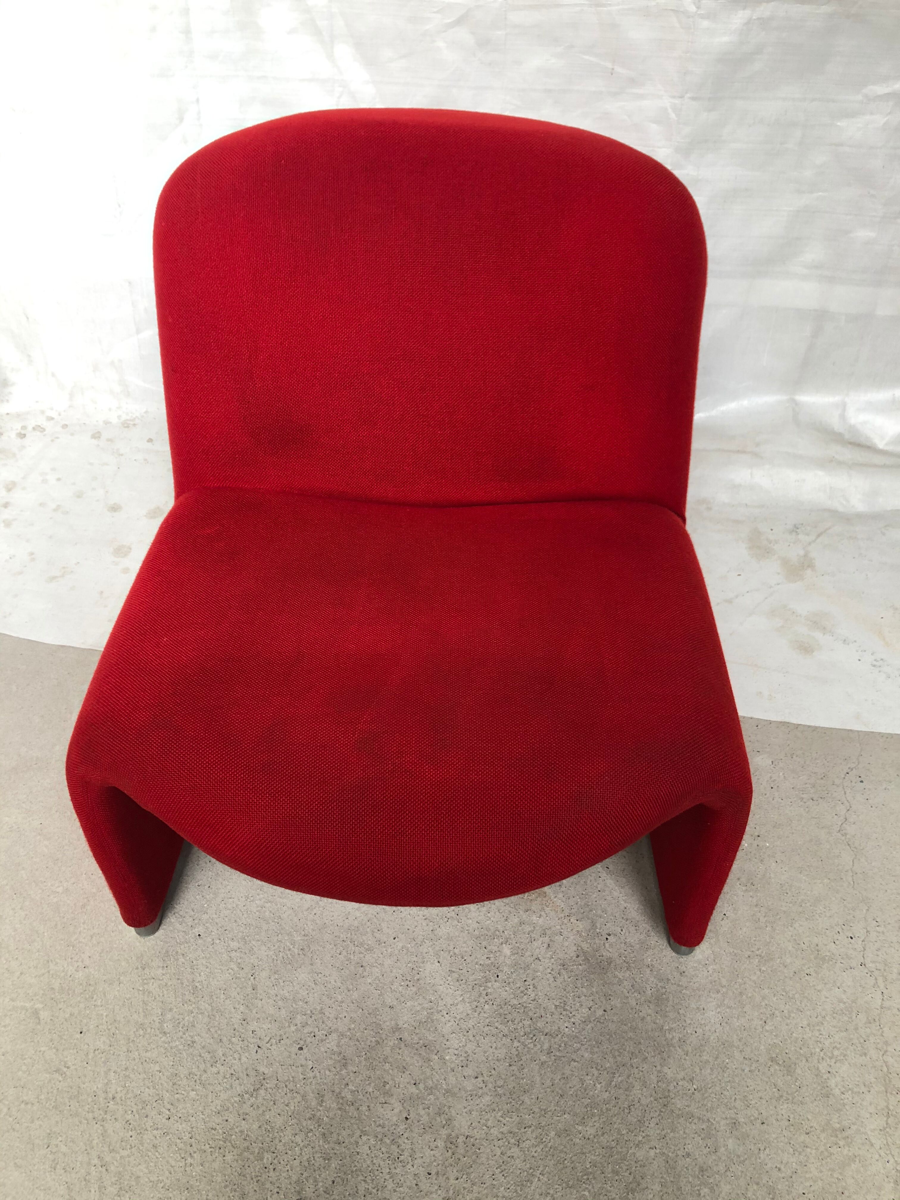 Red Alky heater by Giancarlo Piretti, Edition Castelli, 70s