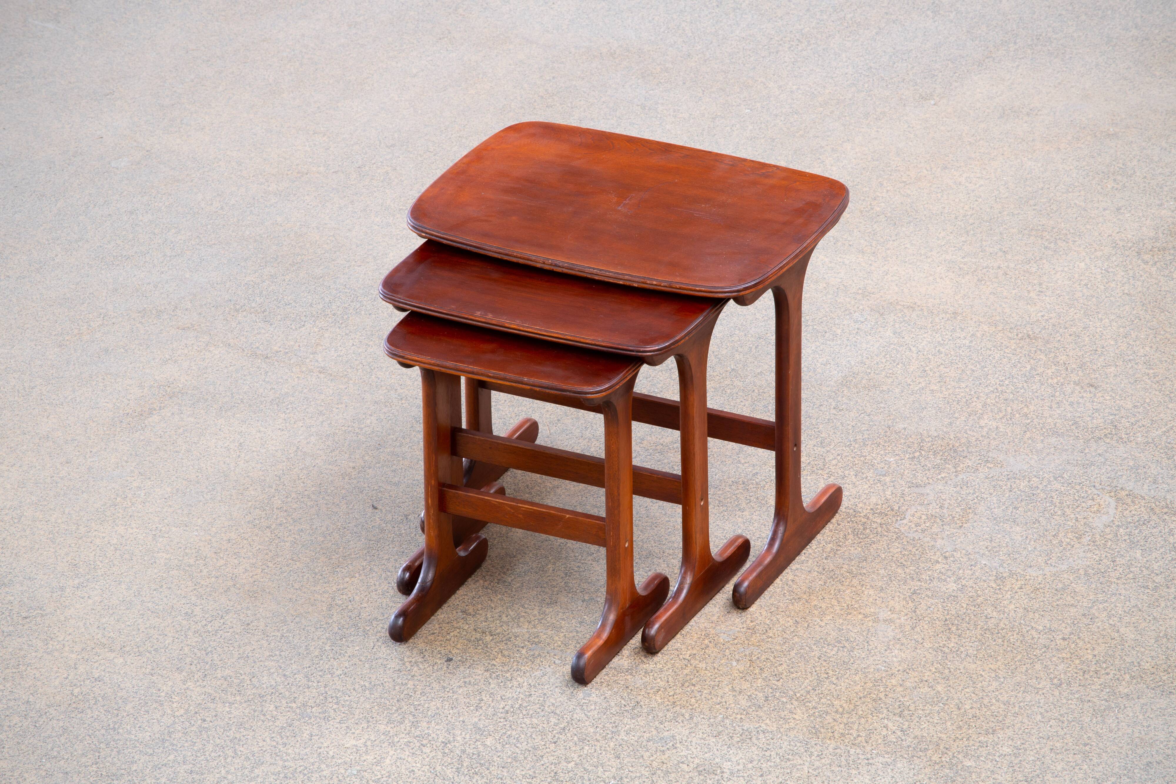 Scandinavian coffee bass tables in 1960