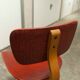 Workshop chair 1950 feet compass skaï red atypical