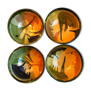 Set de 4 bols artisanaux