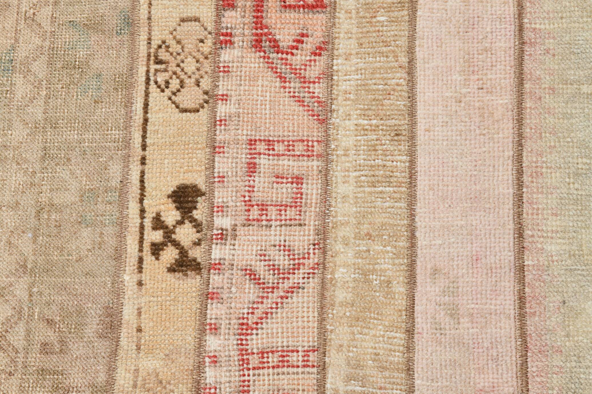 Tapis de couloir persan vintage beige
