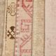 Tapis de couloir persan vintage beige