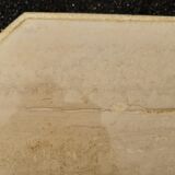 Travertine coffee table 80s