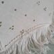 Hanging lampshade in English embroidery