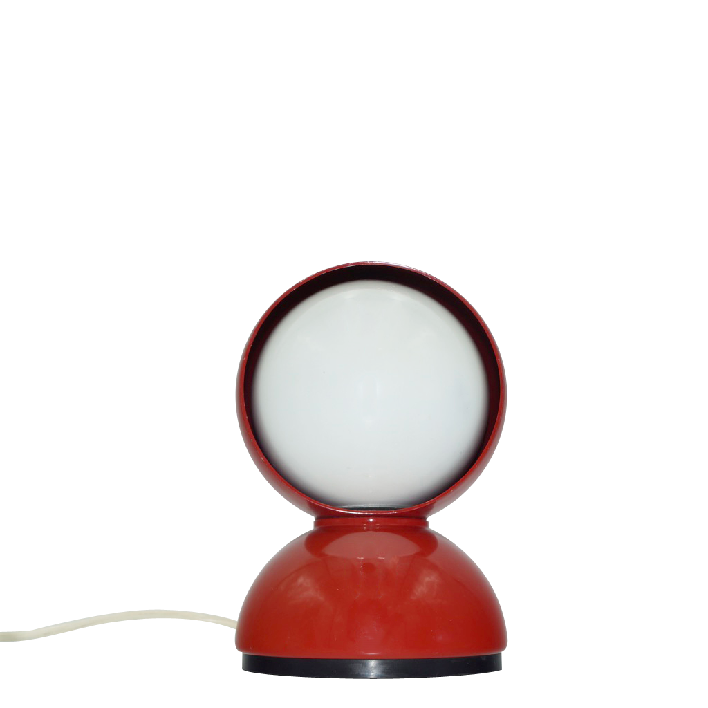 Lamp red by Vico Magistretti for Artemide
