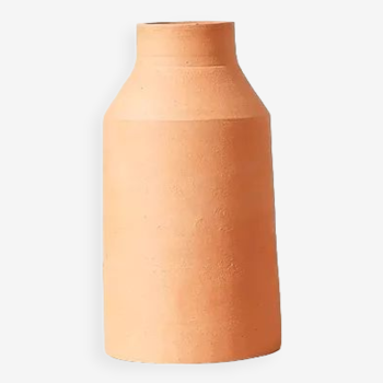 Vase "pot de lait" brut terre battue - claycraft
