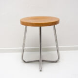 Bauhaus tubular stool, Robert Slezák, 1930´s, Czechoslovakia