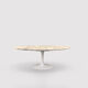Tulip oval arabescato marble coffee table by Eero Saarinen for Knoll International 1990s