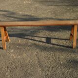 Pair of cherry farm benches