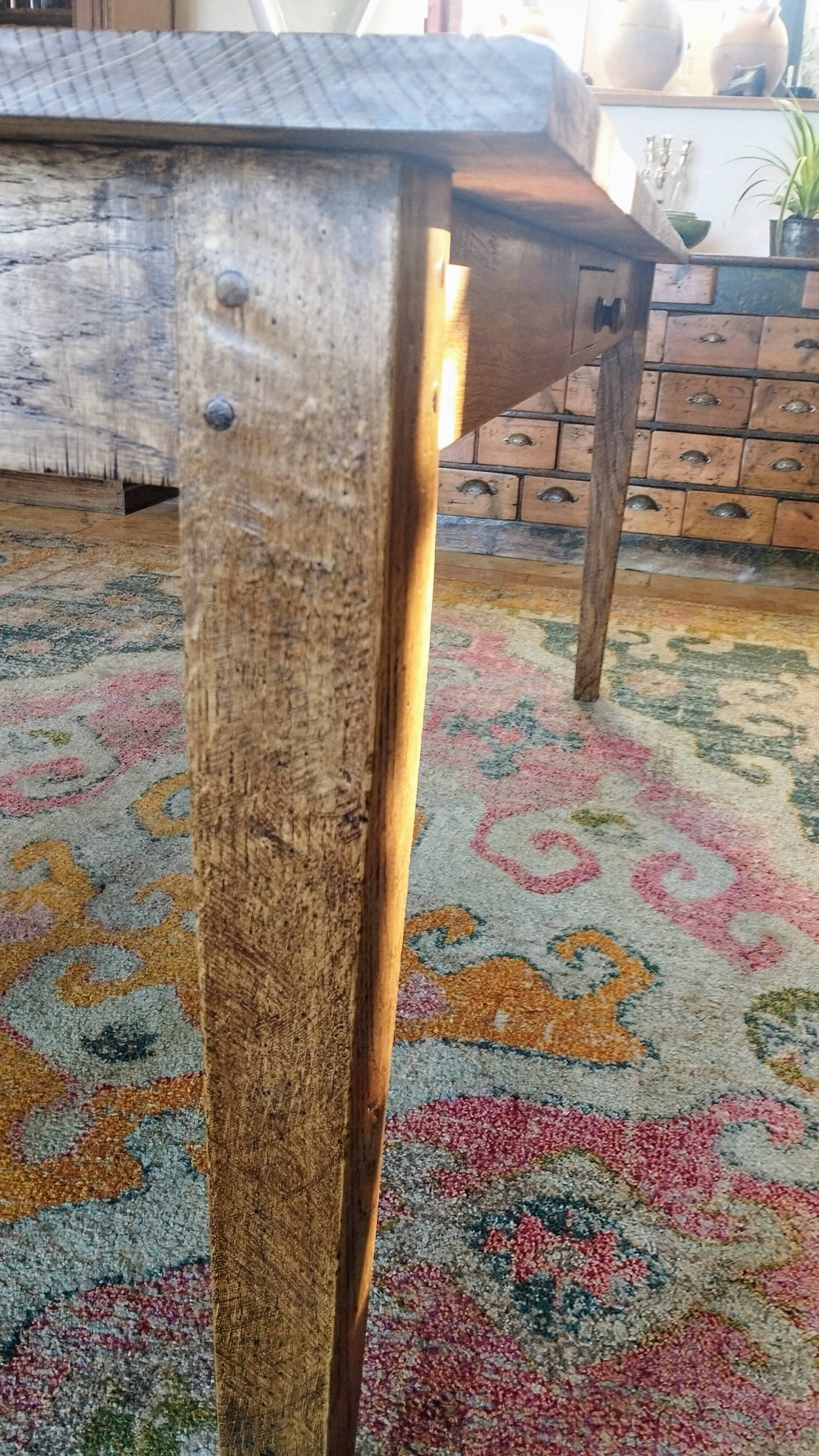 Farm table in sold oak