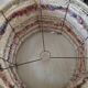 Vintage wool lampshade