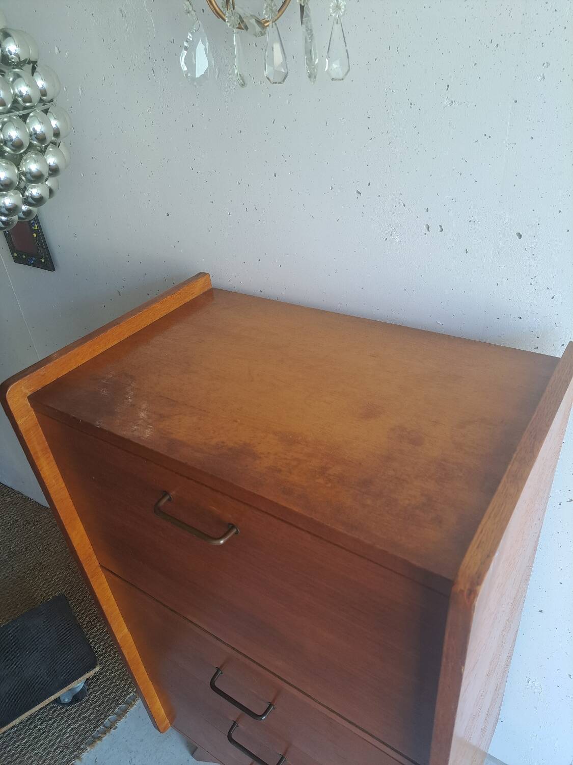 Chiffonnier secrétaire années 50