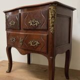 Chest of drawers with curved facade of the nineteenth century