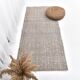tapis kilim en laine marron, tapis kilim en laine, tapis de couloir