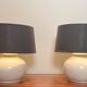 Paire de lampes en céramique