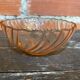 6 vintage pink moulded glass bowls arcoroc rosaline
