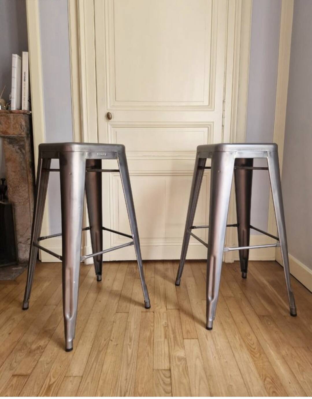 Tabouret H Tolix hauteur 80cm