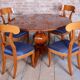 Biedermeier Cherrywood Chairs, Austria, 1820s, Set of 4