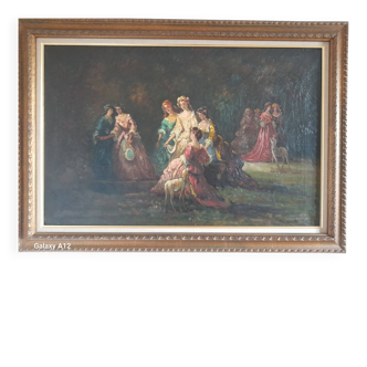 Tableau of the french school