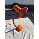 Vintage orange metal lamp