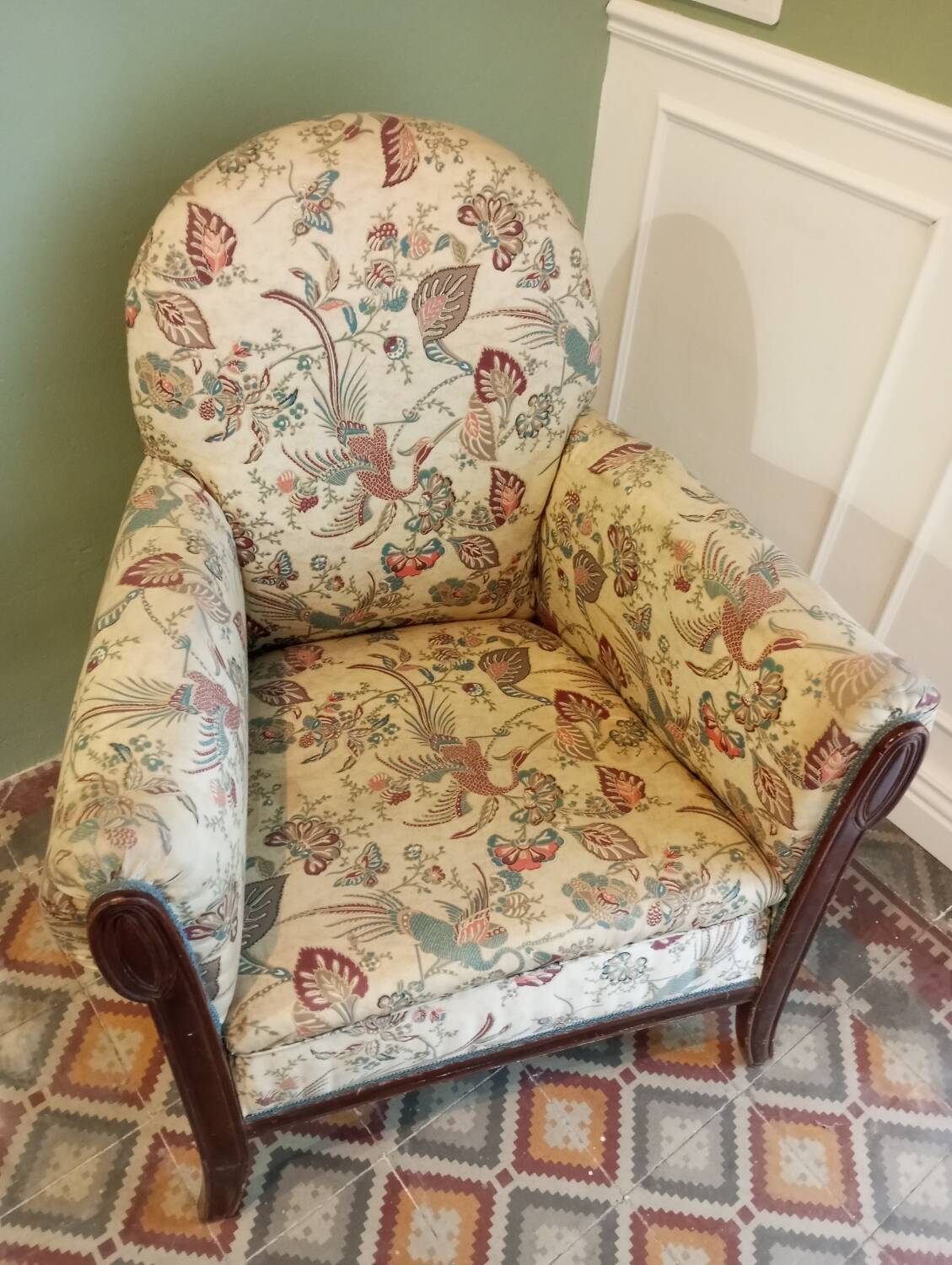 Pair of art deco armchairs