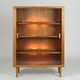 Danish teak display cabinet highboard shelf Silkeborg 70s vintage design