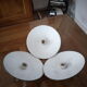 Set of 3 antique hanging lamps