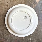 Badonviller round and hollow dish in glazed earthenware, "Quiberon" service