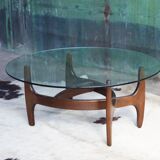 Adrian Pearsall walnut coffee table
