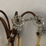 Pair of murano stamps and 1950 crystals