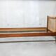 Daybed scandinave design Børge Mogensen pour Soborg Mobelfabrik 1950 's, teck et cannage