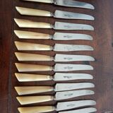 Suite 12 cheese knives dessert nineteenth horn handle