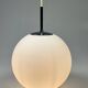 Vintage Glass Globe Lamp / Hanging Lamp, Glashütte Limburg, Germany 1960's