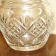 Vintage pair of cut glass Art Deco decanters circa 1930.