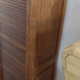 Filing cabinet with curtain