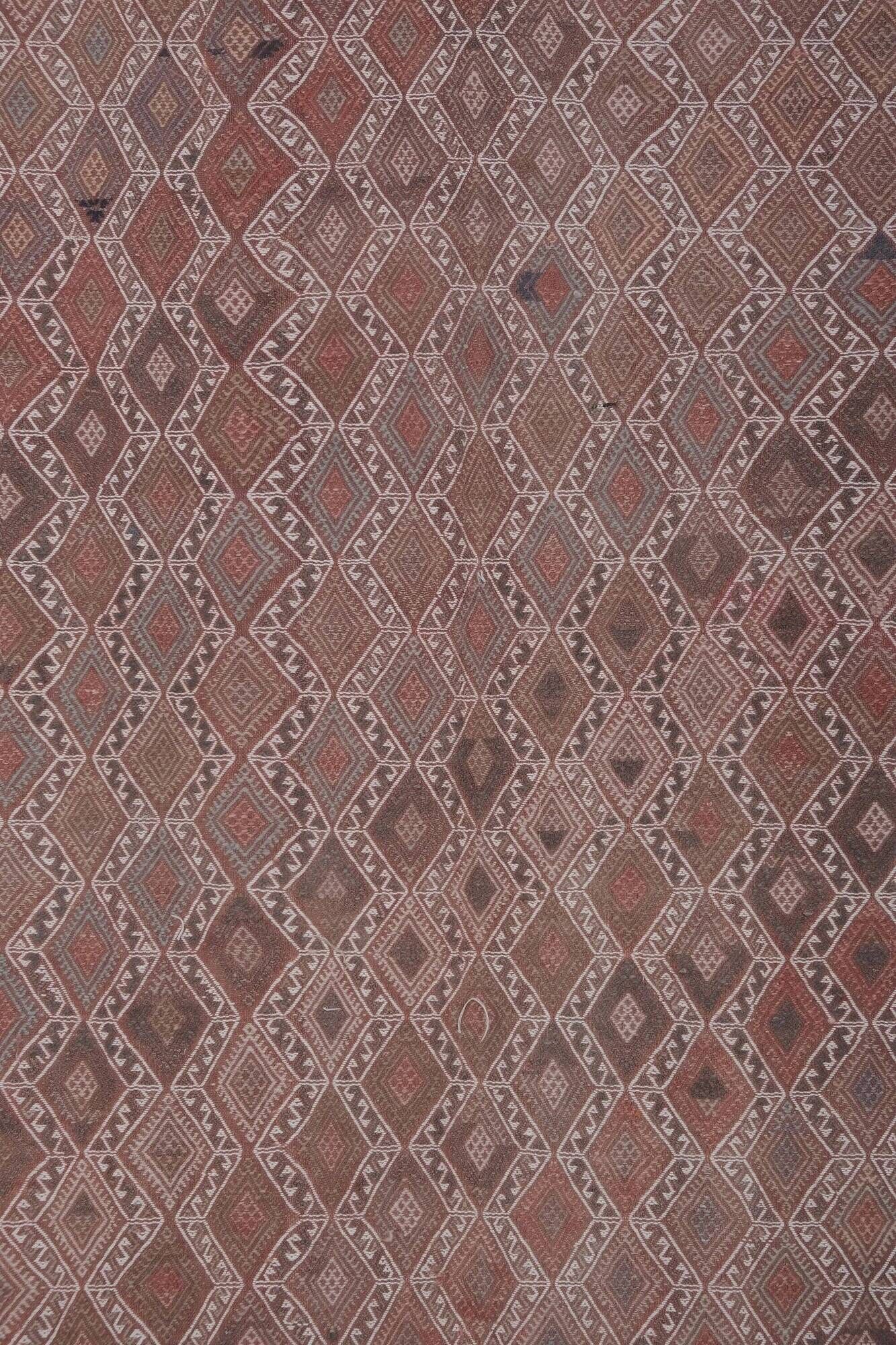 Vintage Turkish kilim, handwoven, 137x235 cm.