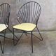 Set of 4 chairs by J.O. Waldar & V. Möldhammer for Sonett Karl Fostel