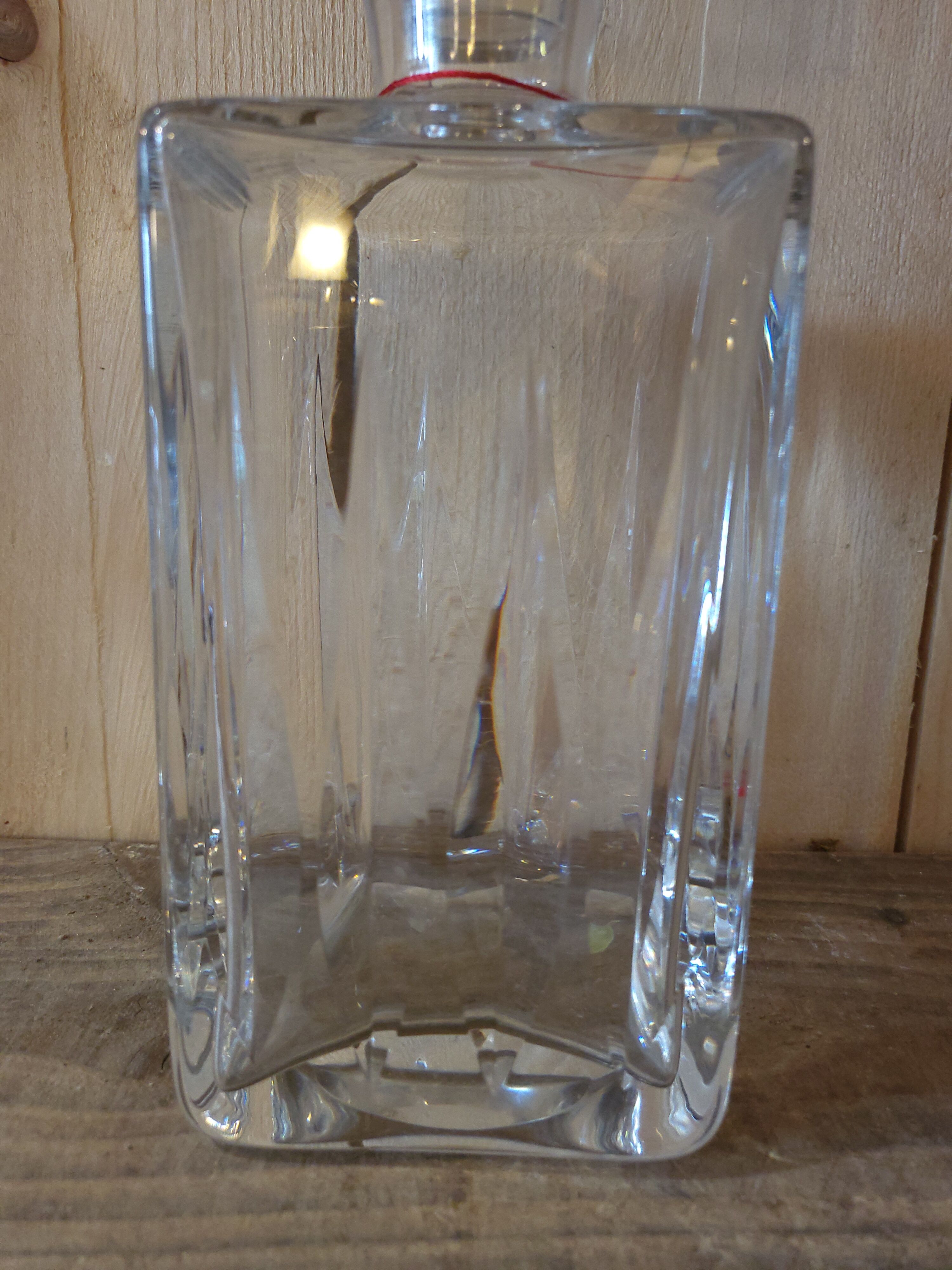 Decanter in crystal villeroy and Boch