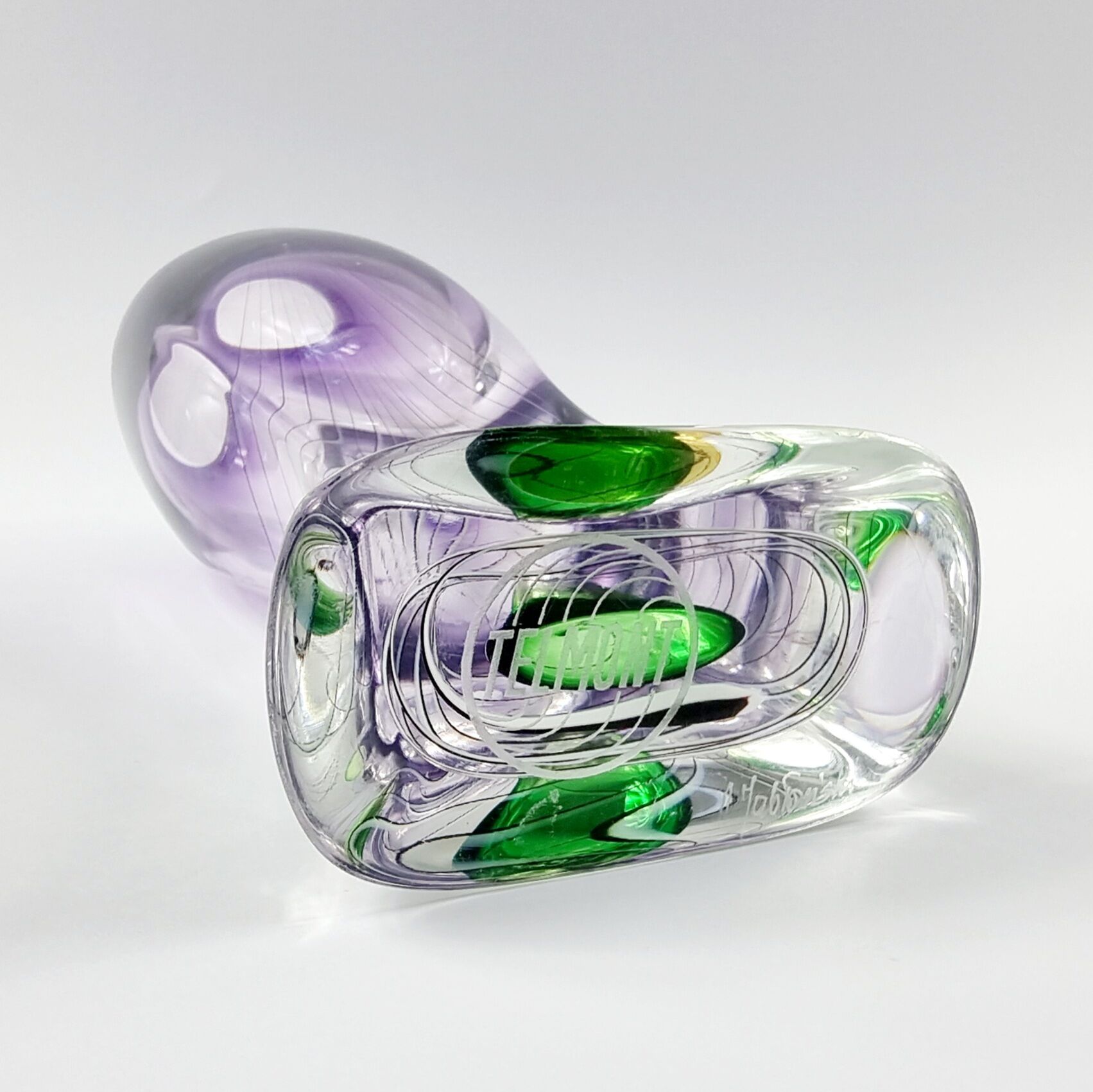 Art Glass Crystal Vase by Adam Jablonski, 1980s