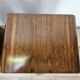 Art Decò walnut bedside tables with door and drawer