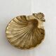 Vintage bronze shell ashtray