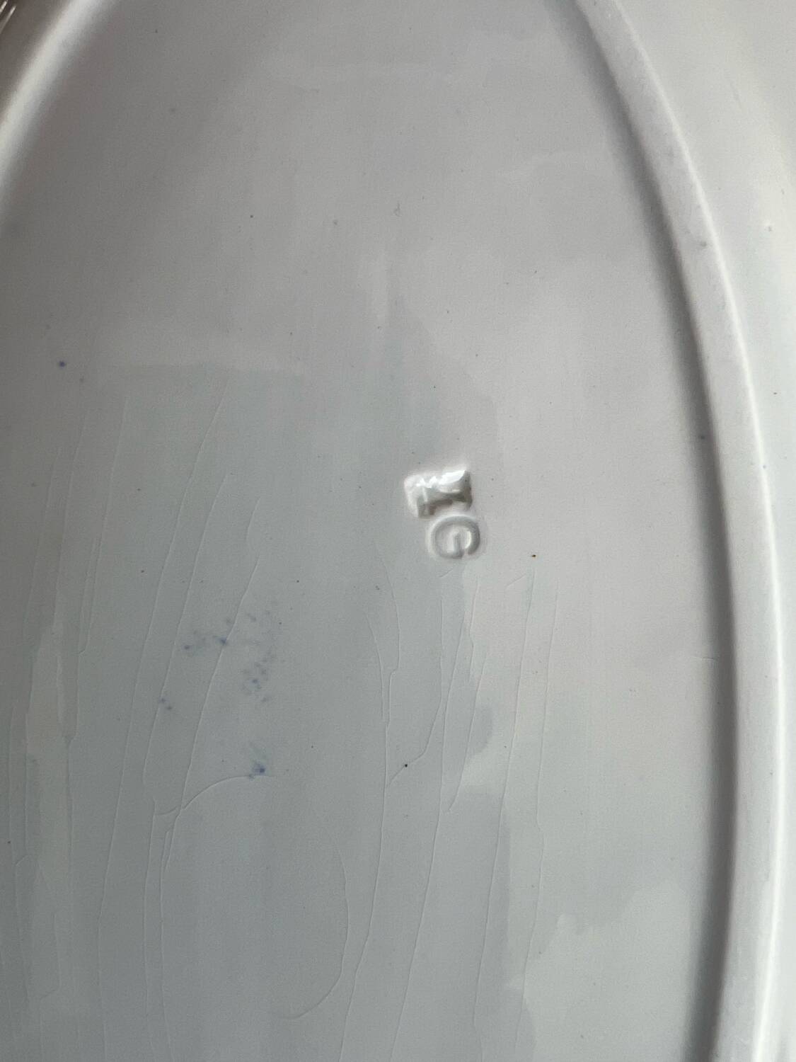 Capri Sarreguemines presentation dish