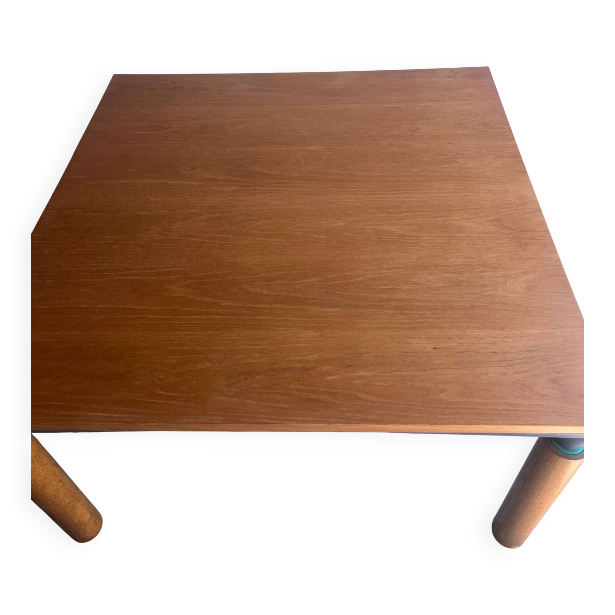 Square convertible table by Francesco Binfaré for Cassina, 1980s.
