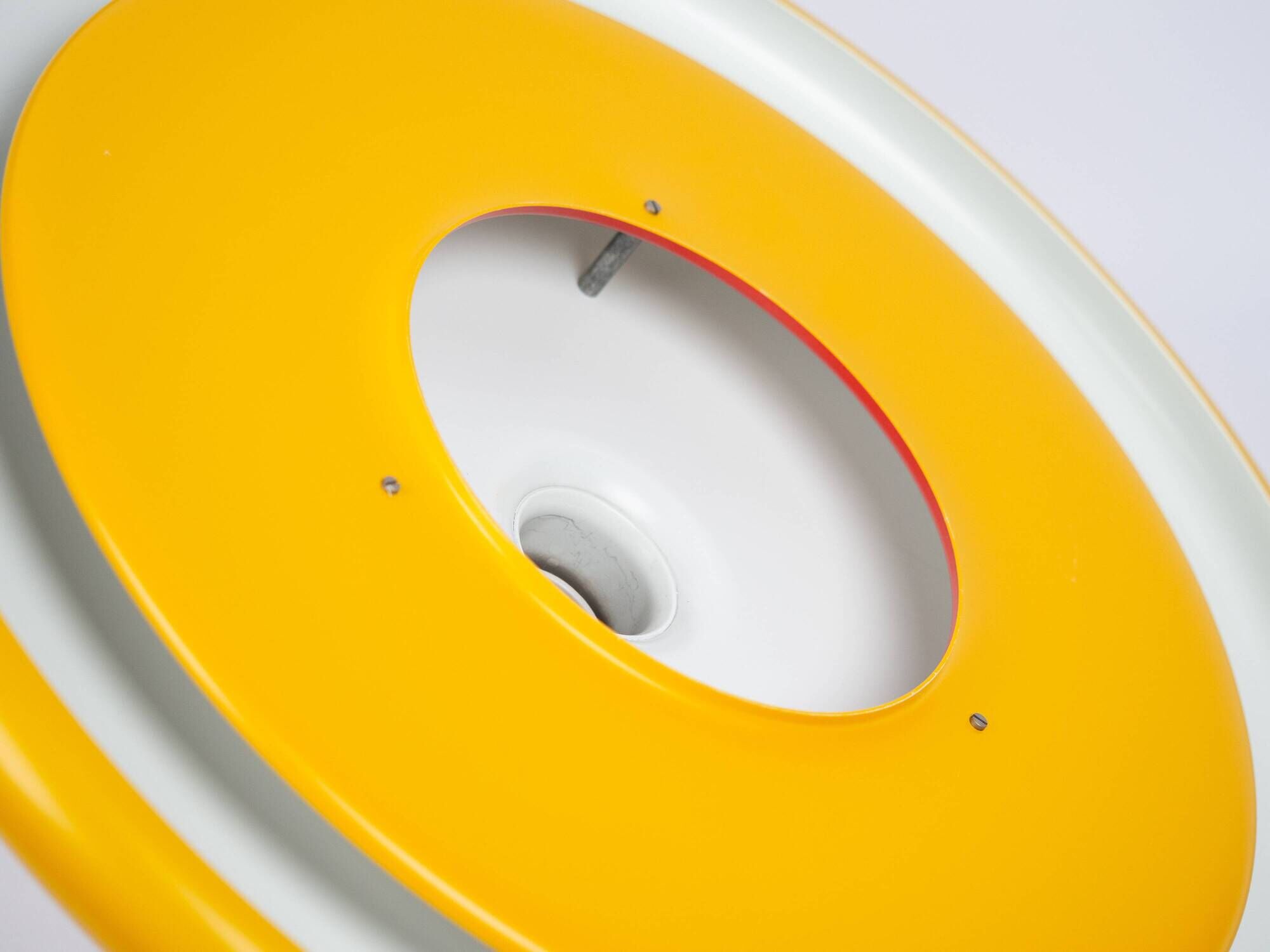 Danish vintage pendant lamp Optima by Hans Due, Fog og Morup, 1973